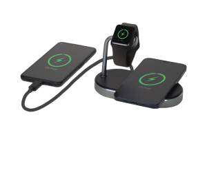 Supporto di ricarica 3 in 1 WCS 02 ricarica via cavo e wireless - 29068 - 1
