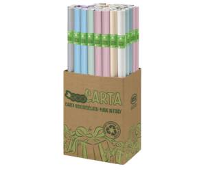 Rotolo carta regalo perlage 70cmx200m colori assortiti - 21457 - 1