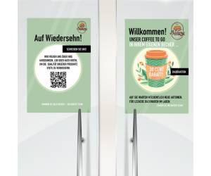 Etichette adesive per finestre in carta con pellicola laser rimovibili bianco - 11108 - 2