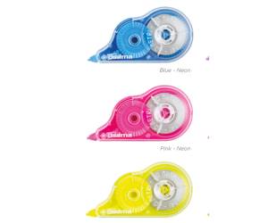 Correttore a nastro 20 Metri 5 mm x 20 mt involucro colori assortiti Neon - 30526 - 1