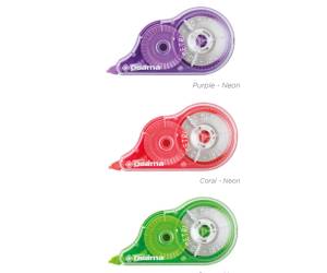 Correttore a nastro 20 Metri 5 mm x 20 mt involucro colori assortiti Neon - 30526 - 2