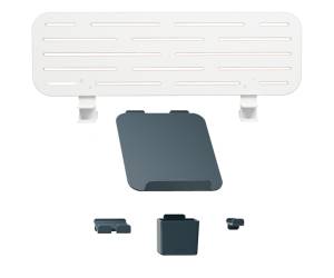 Pannello forato grande per scrivanie compatte Sit Stand 80 x 25 x 0,8 cm - 1043 - 2