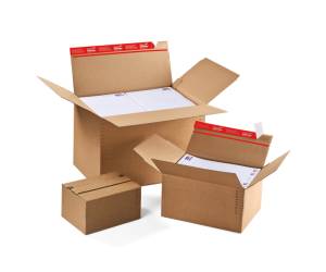 Scatola automontante CP 141 - formato A5+ - 22,9 x 16,4 cm - altezza variabile da 5 a 11,5 cm - conf. 10 pezzi - Colompac - CP 141.101.010 - 4033657141105 - DMwebShop - 1