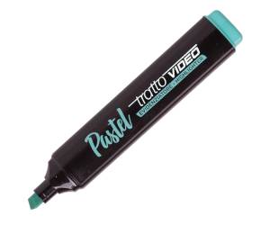 Evidenziatore Video Pastel - punta a scalpello - da 1 - 5 mm - colori assortiti - astuccio 4 pezzi - Tratto - 835800 - 8000825062247 - DMwebShop - 3