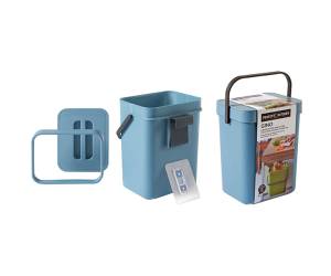 Pattumiera Gino per rifiuti organici 5 lt azzurro - 24880 - 1