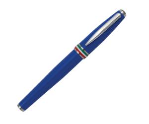 Penna stilografica Aldo Domani punta M fusto azzurro italia - 26639 - 3