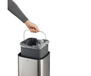 Cestino no touch con sensore 24 x 24 x 43 cm 12 lt argento metallizzato - 26231 - 2