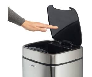 Cestino no touch con sensore 27 x 27 x 57 cm 21 lt argento metallizzato - 26230 - 4