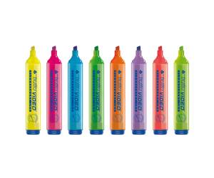 Evidenziatore Video colori assortiti boccia 168 pezzi - 26795 - 1