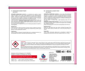 Disinfettante detergente alcolico senza profumo 1 lt - 27706 - 2