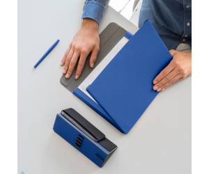 Portablocco Meet con alette magnetiche 31 x 25 x 1,4 cm blu - 21962 - 2