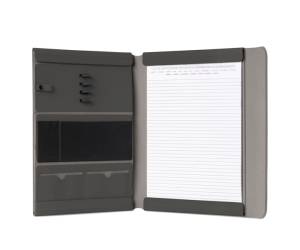 Portablocco Meet con alette magnetiche 31 x 25 x 1,4 cm antracite - 22176 - 1