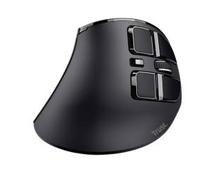 Mouse wireless ergonomico Voxx ricaricabile nero - 28752 - 1