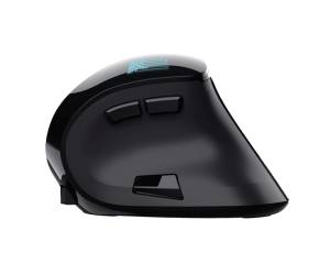 Mouse wireless ergonomico Voxx ricaricabile nero - 28752 - 3