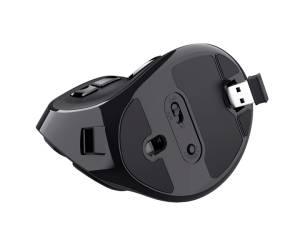 Mouse wireless ergonomico Voxx ricaricabile nero - 28752 - 6