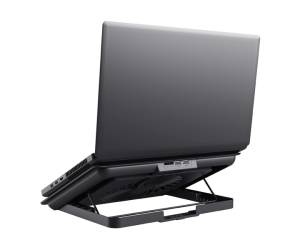 Supporto raffreddante per laptop Exto grigio - 28745 - 1