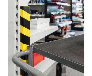 Profilo paracolpi S20 per superfici giallo nero - 29042 - 2