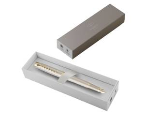 Penna stilografica IM Monochrome punta M champagne - 29457 - 1