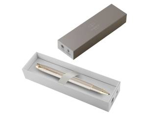 Penna roller IM Monochrome punta F champagne - 29437 - 1