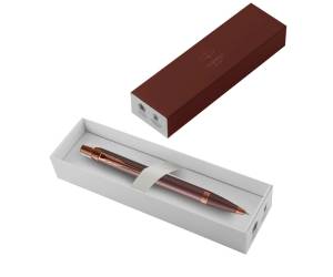 Penna sfera IM Monochrome punta M burgundy - 29444 - 1