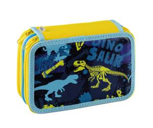 Astuccio 3 Zip Fantasy 13 x 20 x 7,5 cm colori assortiti - 21780 - 3