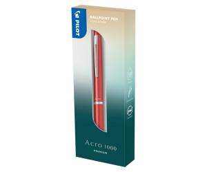 Penna a sfera scatto Acro 1000 punta 1 mm fusto corallo - 21691 - 1