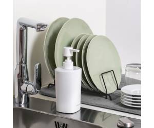 Dispenser sapone liquido Pronto Bagno diametro 8 cm 450 ml PPL bianco - 20726 - 2