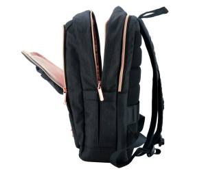 Zaino per pc Katy Rose notebook 15,6 nero cerniera rose gold Digital Design - 21572 - 3