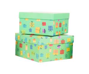 Set scatole regalo dimensioni assortite fantasia Memento - 21468 - 2