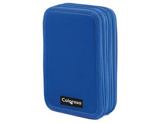 Astuccio Colors 3 zip 13 x 20 x 7,5 cm tessuto colori assortiti - 21774 - 3