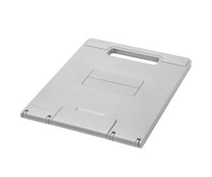 Base di raffreddamento e rialzo regolabile per laptop o tablet 14 grigio - 26626 - 3