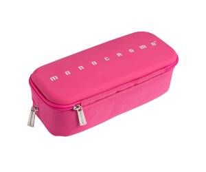 Astuccio 2 zip Monocromo 21 x 5 x 9 cm silicone poliestere colori assortiti - 27569 - 3