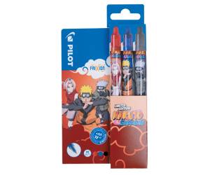 Set 3 pezzi Frixion Ball e Clicker Naruto colori assortiti expo 12 pezzi - 25162 - 1
