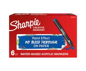 Marcatore acrilico punta tonda blu - 30402 - 1