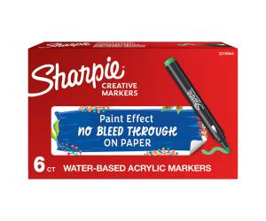 Marcatore acrilico punta tonda verde - 30403 - 1