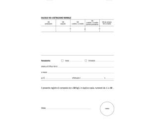 Blocco ricevute sanitarie numerate 50,50 fogli autoautoricalcanti 23 x 15 cm - 3970 - 3