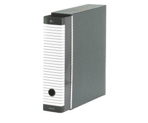 Registratore Delso Line G14 dorso 5 cm protocollo 23 x 33 cm grigio - 5418 - 1