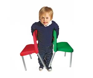 Sedia per bambini Piuma H 31 cm giallo - 22489 - 1