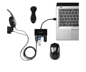 Hub 4 porte USB 3,0 UH4000 nero - 22750 - 3