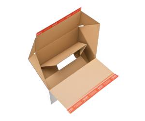 Scatola e commerce per spedizioni 38,9 x 32,4 x 32 cm cartone bianco - 22742 - 2