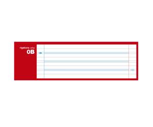 Ricambi didattici forati A4,40 fogli carta 100 gr rigo di 3a - 21311 - 1