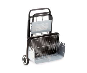 Barbecue Clic Clac pieghevole 84 x 60 x 80 cm acciaio nero - 24990 - 1