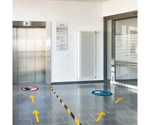 Adesivo da terra freccia 10 x 0,02 x 20 cm - 22797 - 1