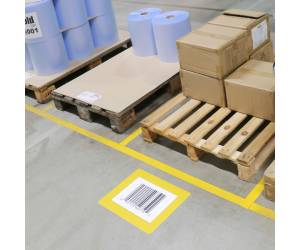 Segnaletica adesiva da terra finestra 40,1 x 31,4 cm - 23264 - 2