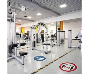 Nastro adesivo Duraline Strong 50,05,1043 rimovibile 5 cm x 15 mt giallo nero - 22656 - 1