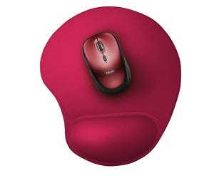 Tappetino mouse BigFoot - rosso - Trust - 20429 - DMwebShop - 1