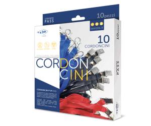 Cordoncino Pass mt raso lunghezza 85 cm blu - 26887 - 1