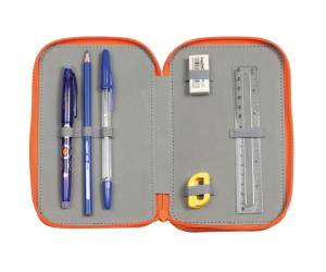 Astuccio 3 zip 13 x 20 x 7,5 cm colori e fantasie assortiti - 26290 - 4