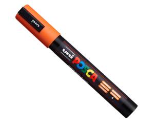 Gift Box c coperchio argento 18 marcatori Uni Posca PC5M punta media colori assortiti - 22355 - 17