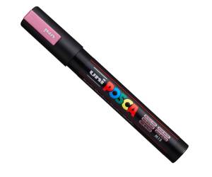 Gift Box c coperchio argento 18 marcatori Uni Posca PC5M punta media colori assortiti - 22355 - 6